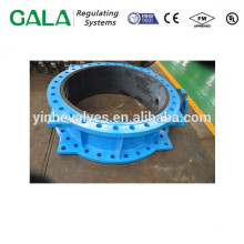 Most popular double flanged butterfly valve body casting